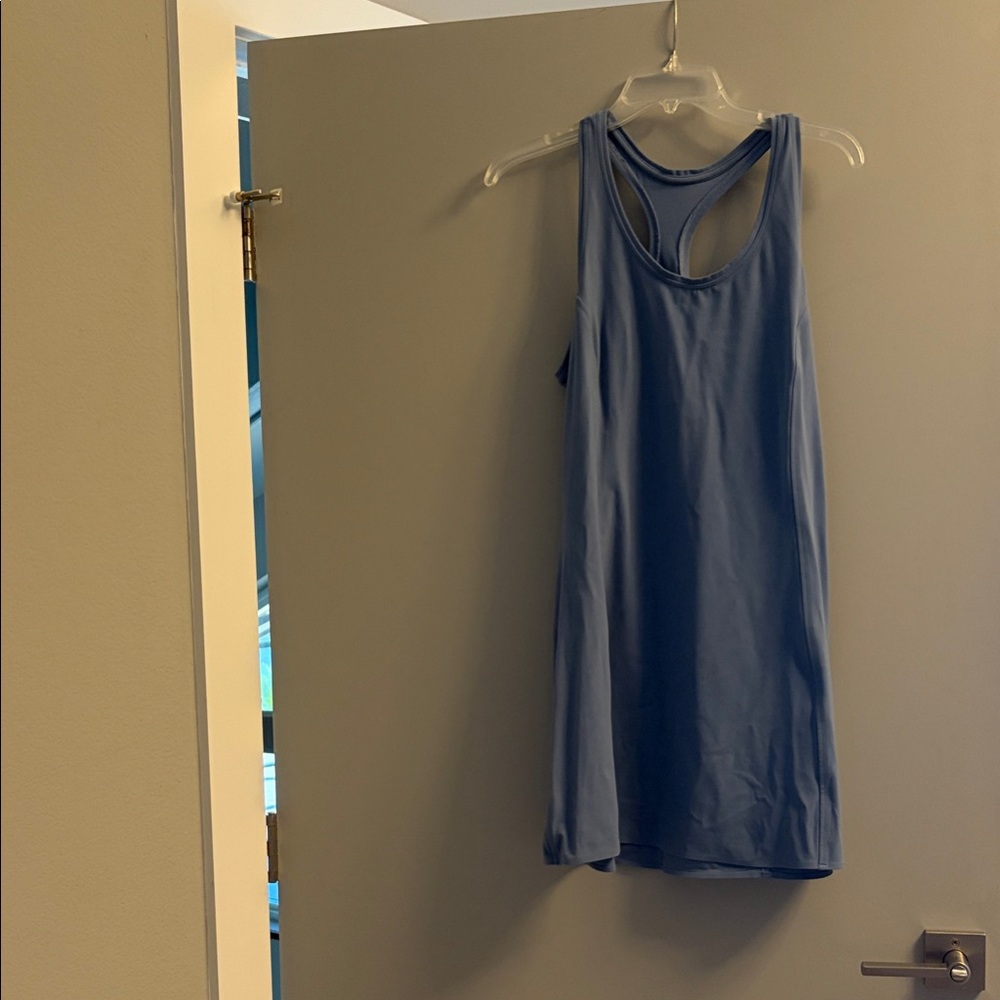 Athleta Blue Racerback light blue sun Dress L